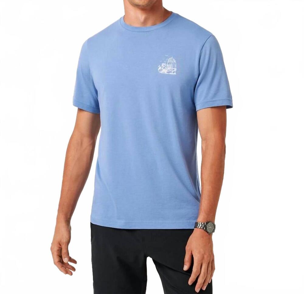 NEW TRAVISMATHEW reef walk short sleeve tee in pacific coast